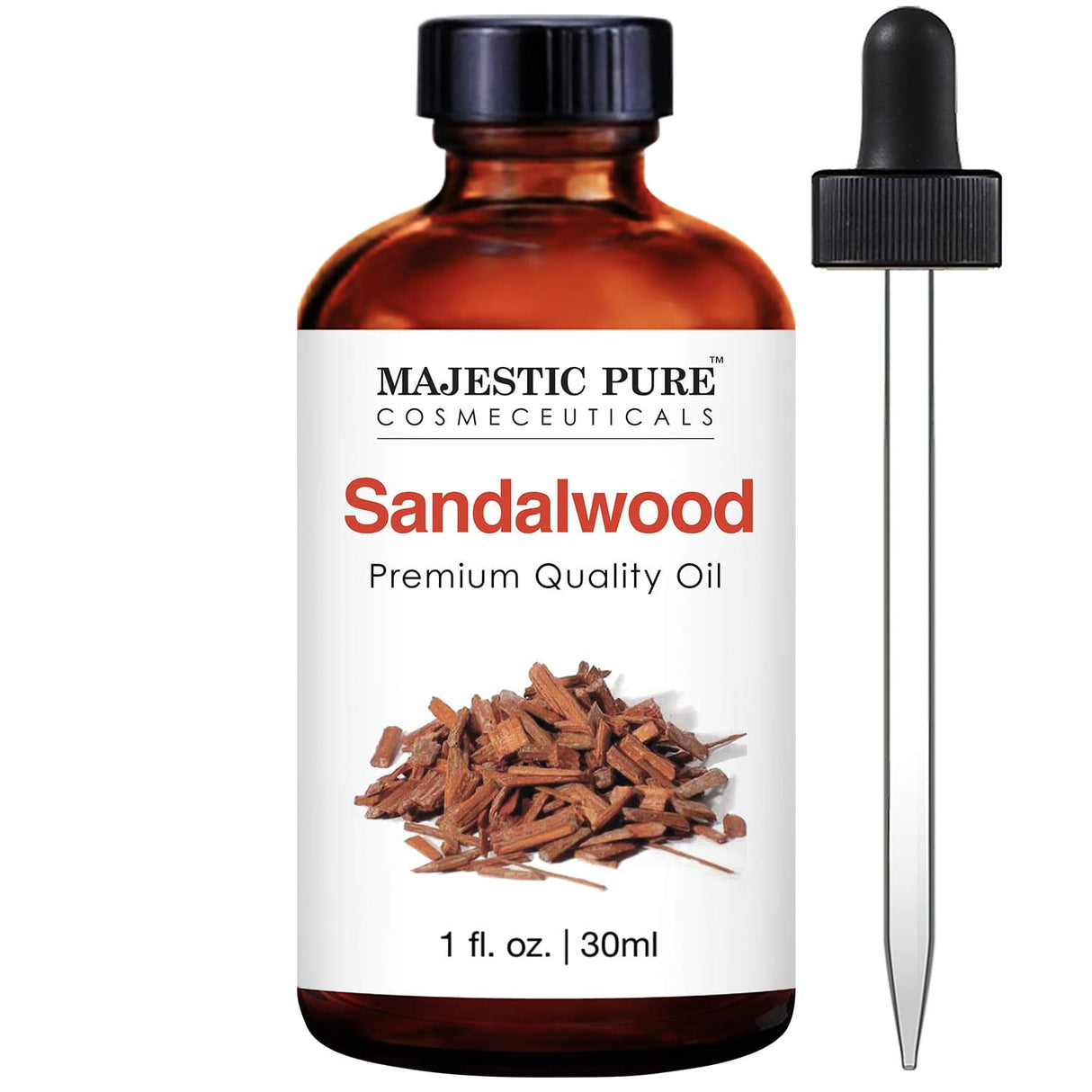 Majestic Pure Lavender Essential Oil with Glass Dropper | 100% Pure and Natural Lavender Oil | Premium Grade Essential Oils for Diffusers, Skin, Aromatherapy, Massage | 4 Fl Oz