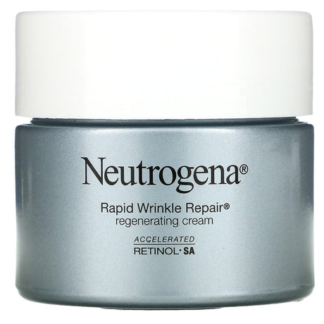 Neutrogena, Rapid Wrinkle Repair, Retinol Regenerating Cream, Fragrance Free, 1.7 oz (48 g) - Supply Center USA