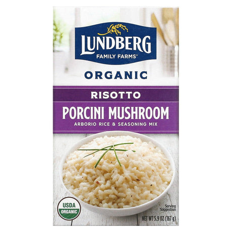 Lundberg, Organic Risotto, Porcini Mushroom, 5.9 oz (167 g) - Supply Center USA