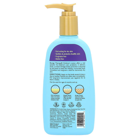 Shikai, Borage Therapy, Children's Lotion, For Ages 6 Months and Up, Fragrance Free, 8 fl oz (238 ml) - Supply Center USA