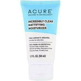 Acure, Incredibly Clear, Mattifying Moisturizer, 1.7 fl oz (50 ml) - Supply Center USA