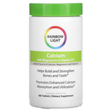 Rainbow Light, Calcium with Magnesium & Vitamin D3, 180 Tablets - Supply Center USA