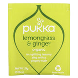 Pukka Herbs, Organic Herbal Tea, Lemongrass & Ginger, Caffeine Free, 20 Sachets, 0.06 oz (1.8 g) - Supply Center USA