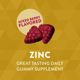 Nature's Way, Zinc Gummies, Mixed Berry , 11 mg, 120 Gummies - Supply Center USA