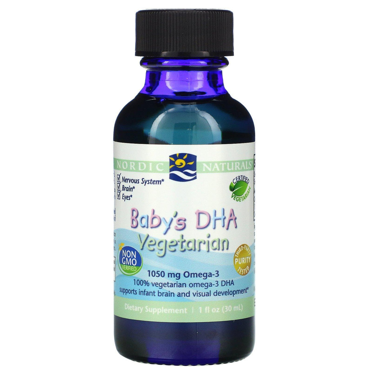 Nordic Naturals, Baby's DHA, Vegetarian, 1 fl oz (30 ml) - Supply Center USA