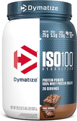 Dymatize ISO100 Hydrolyzed Protein Powder, 100% Whey Isolate, 25G of Protein, 5.5G Bcaas, Gluten Free, Fast Absorbing, Easy Digesting, Gourmet Vanilla, 20 Servings