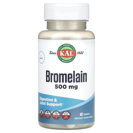 KAL, Bromelain, 500 mg, 60 Tablets - Supply Center USA