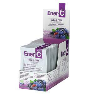 Ener-C, Vitamin C, Multivitamin Drink Mix, Sugar Free, Mixed Berry, 1,000 mg, 30 Packets, 0.2 oz (5.46 g) Each - Supply Center USA