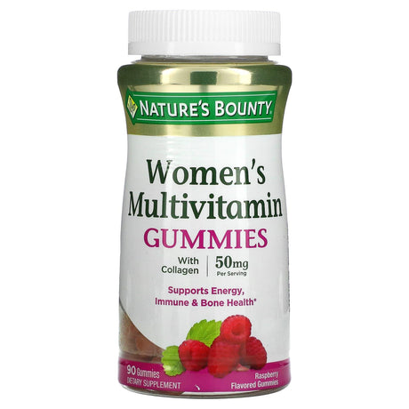 Nature's Bounty, Women's Multivitamin Gummies, Raspberry, 25 mg, 90 Gummies - Supply Center USA