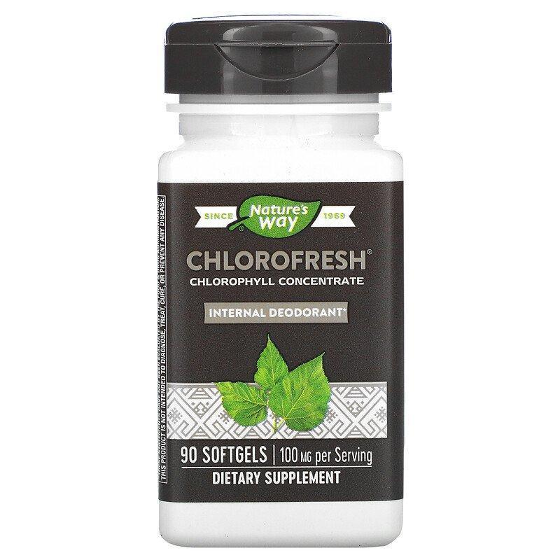 Nature's Way, Chlorofresh, Chlorophyll Concentrate, 90 Softgels - Supply Center USA