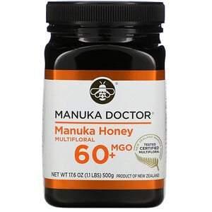 Manuka Doctor, Manuka Honey Multifloral, MGO 60+, 17.6 oz (500 g) - Supply Center USA