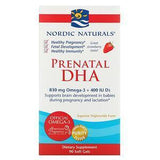 Nordic Naturals, Prenatal DHA, Strawberry, 90 Soft Gels - Supply Center USA