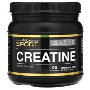 California Gold Nutrition, Creatine Monohydrate, Unflavored, 16 oz (454 g) - HealthCentralUSA