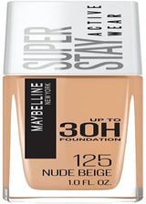 Maybelline Super Stay Full Coverage Liquid Foundation Active Wear Makeup, up to 30Hr Wear, Transfer, Sweat & Water Resistant, Matte Finish, Light Beige, 1 Count - Supply Center USA