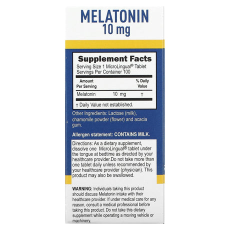 Superior Source, Melatonin, 1 mg, 100 MicroLingual Instant Dissolve Tablets - Supply Center USA