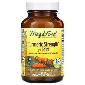 MegaFood, Turmeric Strength for Joint, 60 Tablets - Supply Center USA