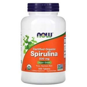 Now Foods, Certified Organic Spirulina, 500 mg, 500 Tablets - Supply Center USA