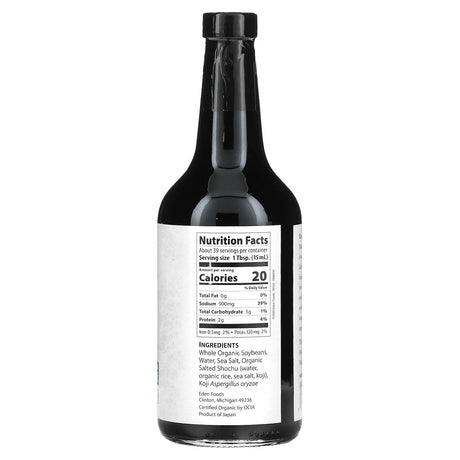 Eden Foods, Organic Tamari Soy Sauce, 20 fl oz (591 ml) - Supply Center USA