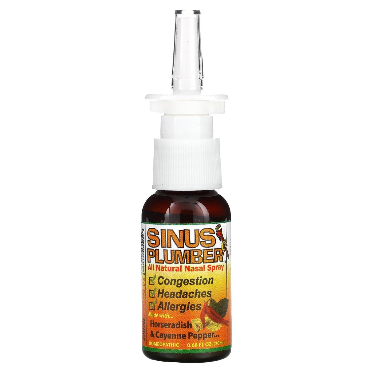 Greensations, Sinus Plumber, All Natural Nasal Spray, 0.68 fl oz (20 ml) - Supply Center USA