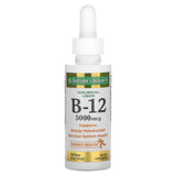 Nature's Bounty, Sublingual Liquid, Vitamin B12, 5,000 mcg, 2 fl oz (59 ml) - Supply Center USA