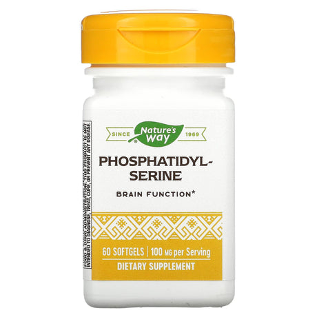 Nature's Way, Phosphatidylserine, 100 mg, 60 Softgels - Supply Center USA