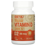 Deva, Vegan Vitamin D2, 20 mcg (800 IU), 90 Tablets - Supply Center USA