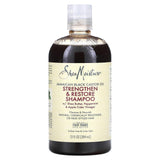 SheaMoisture, Jamaican Black Castor Oil, Strengthen & Restore Shampoo, 3.2 fl oz (95 ml) - Supply Center USA