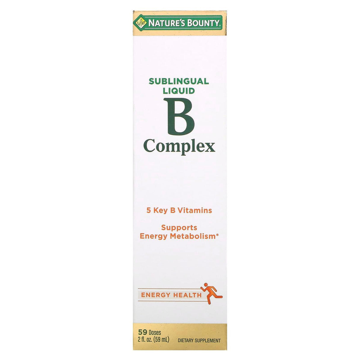 Nature's Bounty, B-Complex, Sublingual Liquid, 2 fl oz (59 ml) - Supply Center USA