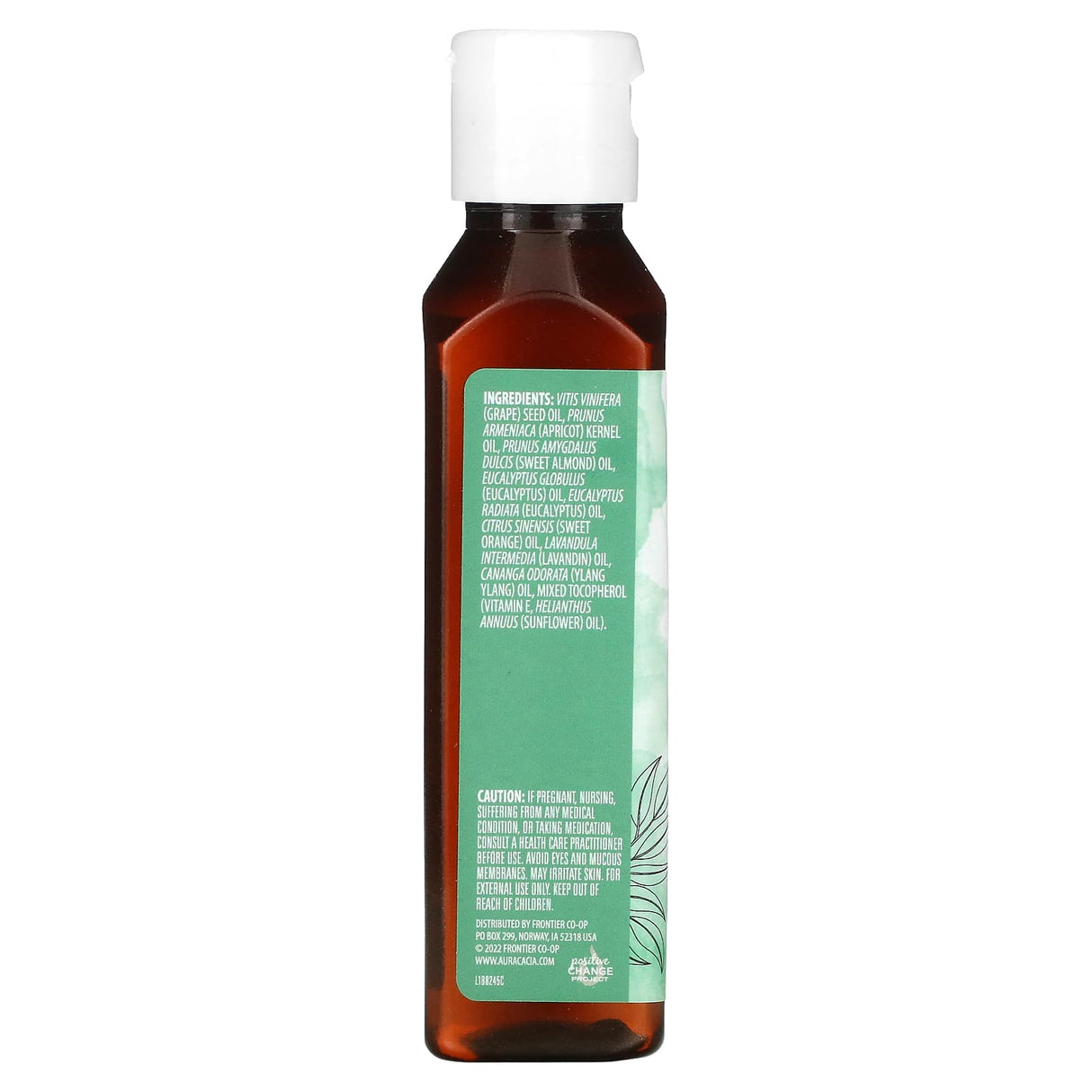 Aura Cacia, Aromatherapy Body Oil, Clearing Eucalyptus, 4 fl oz (118 ml)