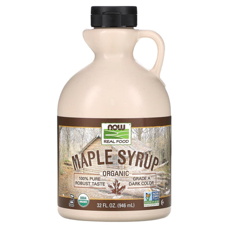 NOW Foods, Real Food, Organic Maple Syrup, 64 fl oz (1.89 L) - Supply Center USA