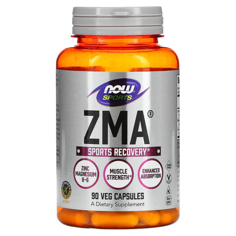 NOW Foods, Sports, ZMA, Sports Recovery, 90 Veg Capsules - Supply Center USA