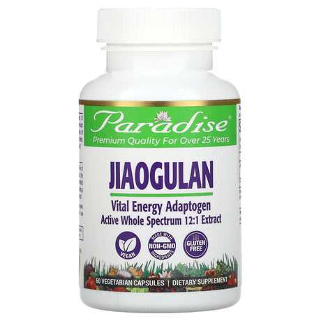 Paradise Herbs, Jiaogulan, 60 Vegetarian Capsules - Supply Center USA