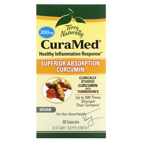 Terry Naturally, CuraMed, 200 mg, 60 Capsules - Supply Center USA