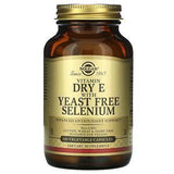 Solgar, Vitamin Dry E with Yeast Free Selenium, 100 Vegetable Capsules - Supply Center USA