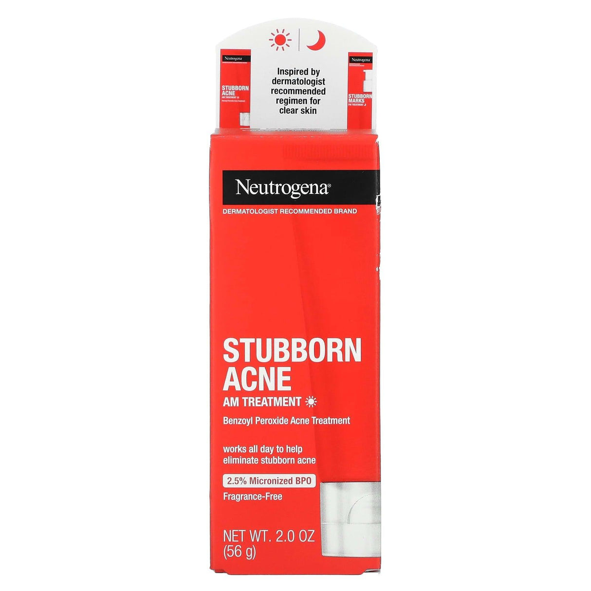 Neutrogena, Stubborn Acne AM Treatment, 2.0 oz (56 g) - Supply Center USA