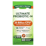 Nature's Truth, Ultimate Probiotic-14, 25 Billion, 60 Vegetarian Capsules - Supply Center USA