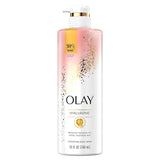 Olay Cleansing & Nourishing Body Wash for Women with Vitamin B3 and Hyaluronic Acid, Younger & Healthier Looking Skin, Fast Absorbing Formula, 26 Fl Oz