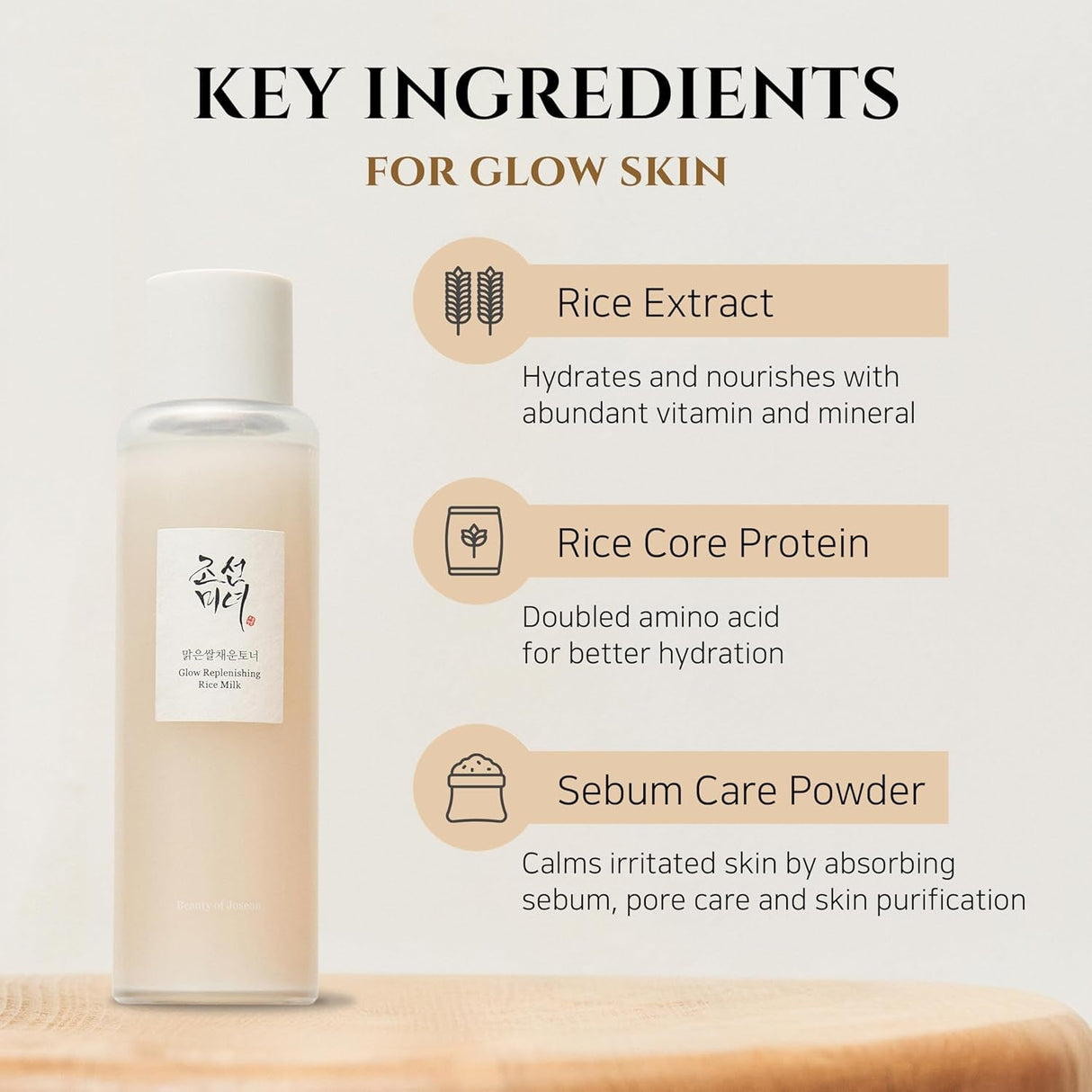 Beauty of Joseon Glow Replenishing Rice Facial Sebum Toner for Oily Combination Skin Korean Moisturizing Balance Care 150Ml, 5.07 Fl.Oz