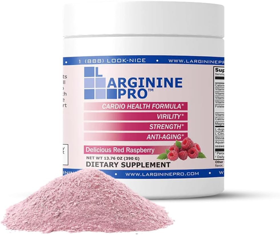 L-ARGININE PRO | L-Arginine Supplement Drink Mix Powder | 5,500Mg of L-Arginine plus 1,100Mg L-Citrulline (1, Orange)