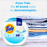 Tide PODS Free & Gentle Laundry Detergent Soap PODS, 81 Count, Tide PODS Laundry Detergent, Laundry Pacs