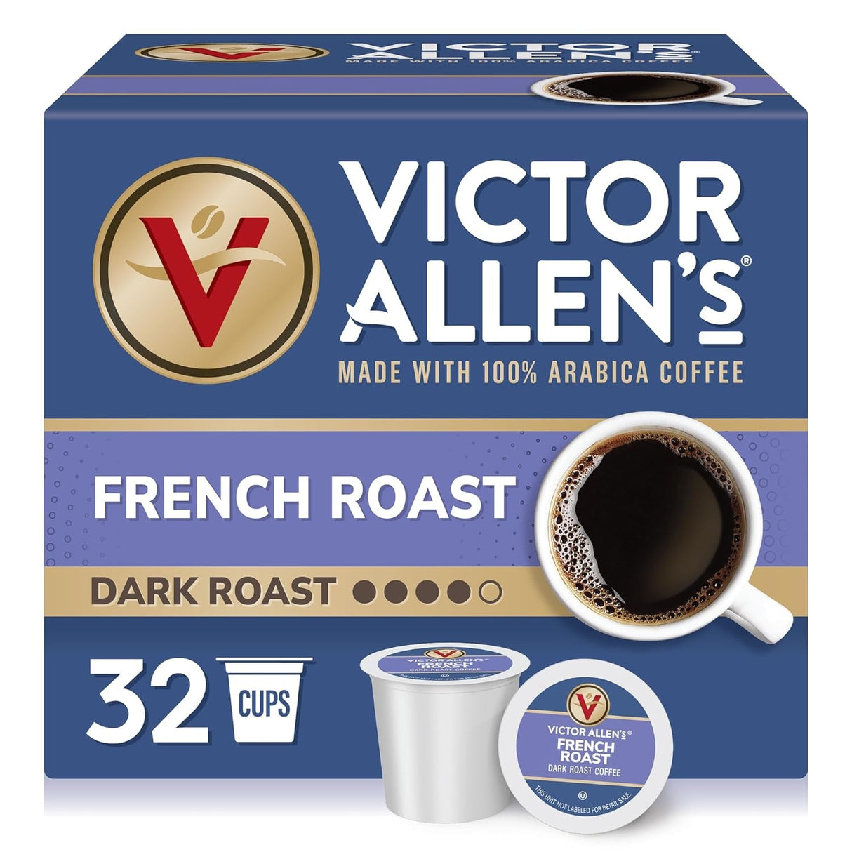 Victor Allen'S Coffee Variety Pack (Morning Blend, 100% Colombian, Donut Shop Blend, and French Roast), 42 Count, Single Serve Coffee Pods for Keurig K-Cup Brewers