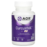 Advanced Orthomolecular Research AOR, CurcuViva With LongVida, 60 Capsules - Supply Center USA