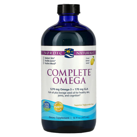 Nordic Naturals, Complete Omega, Lemon, 8 fl oz (237 ml) - Supply Center USA