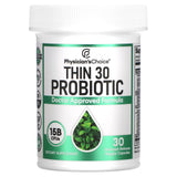 Physician's Choice, Thin 30 Probiotic, 15 Billion, 30 Delayed-Release Veggie Capsules - Supply Center USA