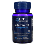 Life Extension, Vitamin D3, 25 mcg (1,000 IU), 250 Softgels - Supply Center USA