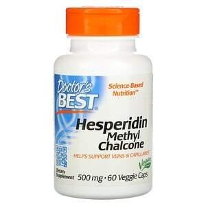 Doctor's Best, Hesperidin, Methyl Chalcone, 500 mg, 60 Veggie Caps - Supply Center USA