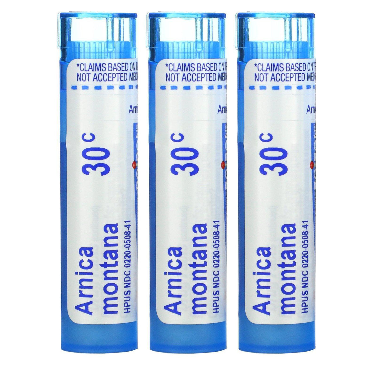 Boiron, Single Remedies, Arnica, Pain Relief, 30C, 3 Tubes, Approx. 80 Pellets Each - Supply Center USA