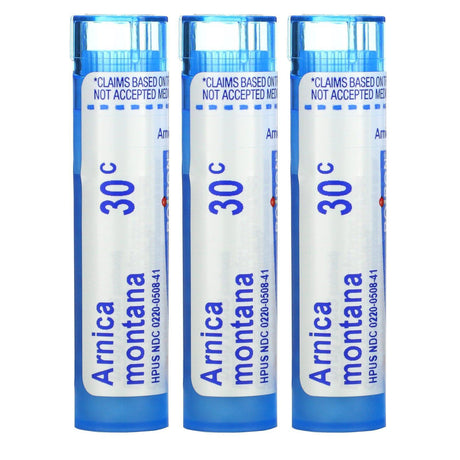 Boiron, Single Remedies, Arnica, Pain Relief, 30C, 3 Tubes, Approx. 80 Pellets Each - Supply Center USA