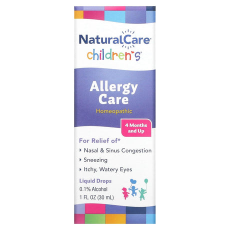 NatraBio, Children's Allergy Care, 4 Months and Up, Liquid Drops, 1 fl oz (30 ml) - Supply Center USA