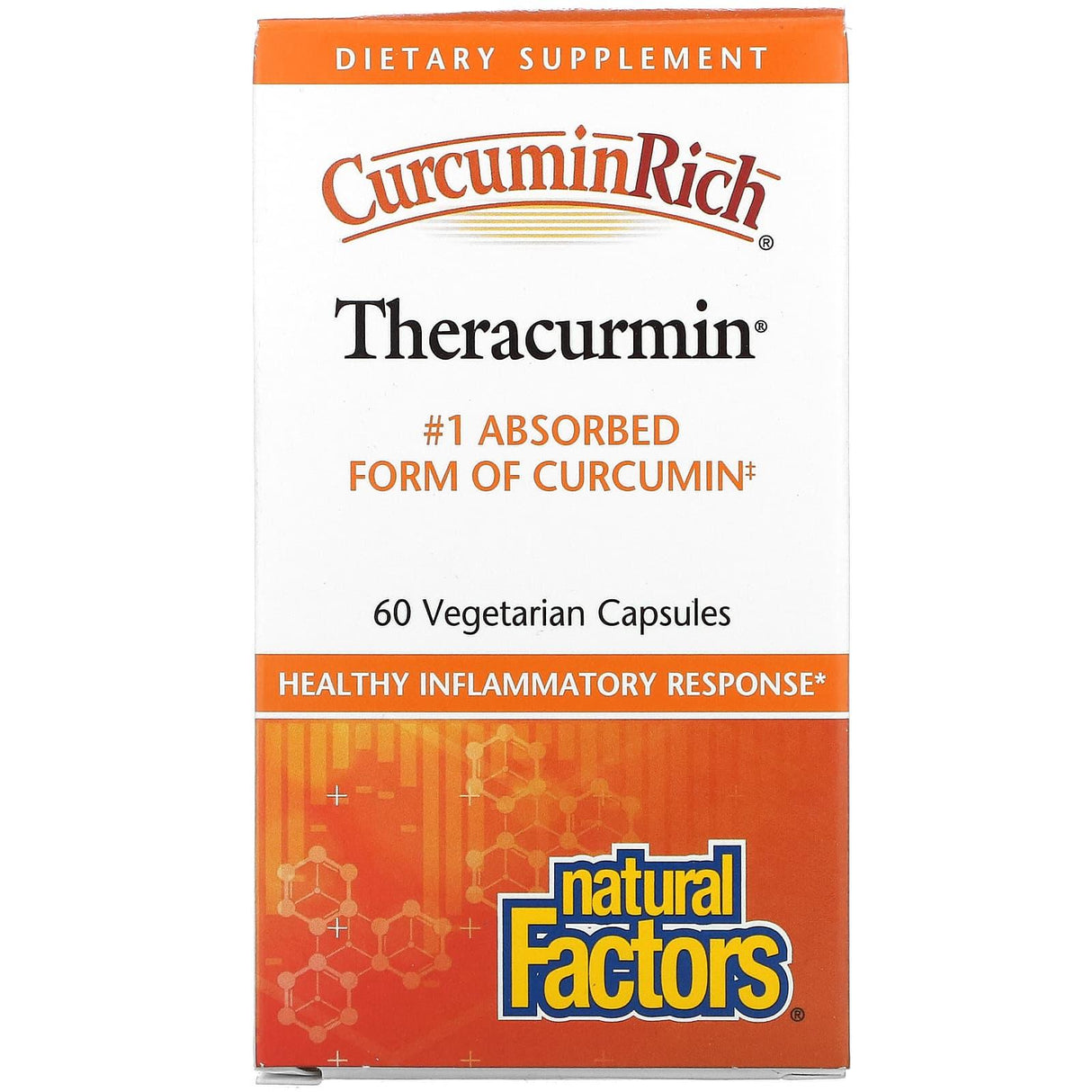 Natural Factors, CurcuminRich, Theracurmin, 120 Vegetarian Capsules - Supply Center USA